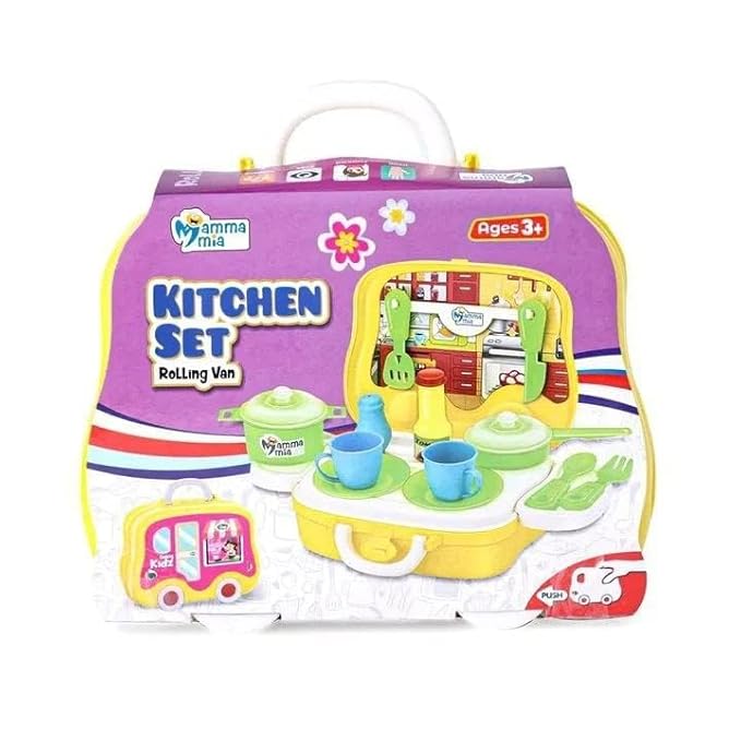 Gilli Kitchen Cooking Pretend Play Set Suitcase Toy