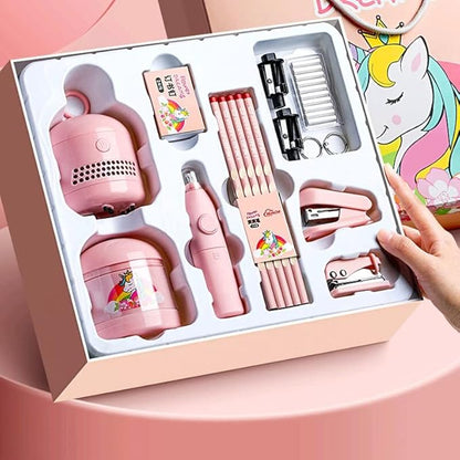 Gilli Electric Stationery Set Pink