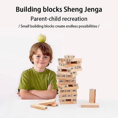 54 Pcs Tumbling Tower