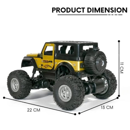 Remote Control Thar Rock Crawler Water Mist smoke High Speed 4 * 4 Toy Car (Colour as per Stock)